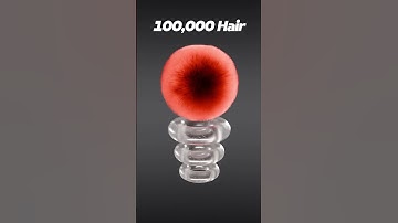 Most Satisfying Soft body And Hair Simulation #blender #3danimation #shorts #learning #satisfying