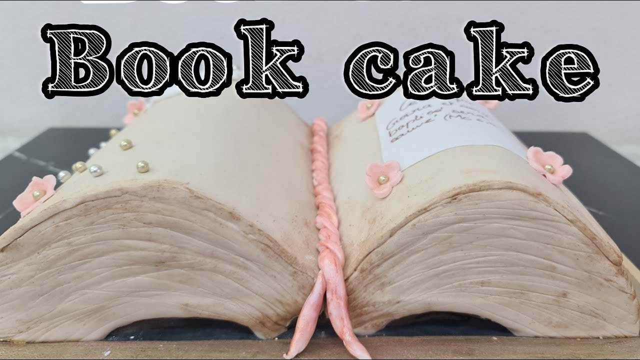 Book Cake/ Je vous montre toutes les étapes