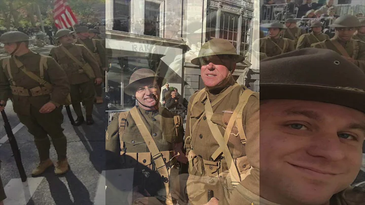 WW1 Doughboys at the NYC Veterans Day Parade 2016