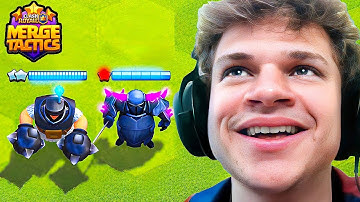 Playing Merge Tactics For The First Time! (Clash Royale)