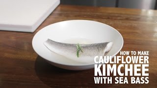 How to Make Cauliflower Kimchee/Kimchi With Sea Bass