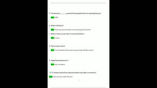 Certified Pool Operator Test 2024 2025 Expected Questions and Answers Verified Answers
