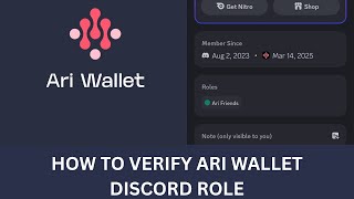 URGENT UPDATE, How to verify your Ari chain Discord role and avoid loosing out on the airdrop