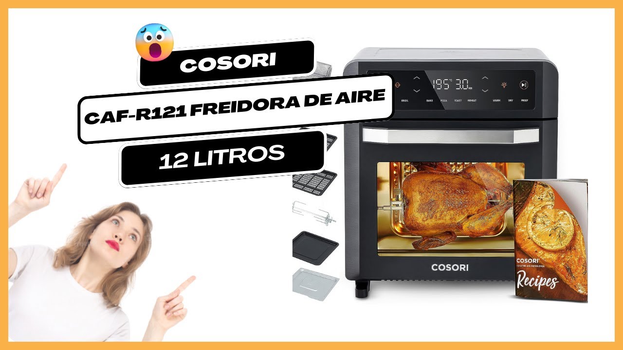 🤩 COSORI CAF R121 - Freidora de Aire 12L, 11 Multifunciones 