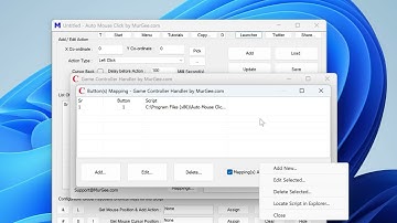 Game Controller Handler Software to Map Gamepad Buttons to Execute Macro Script