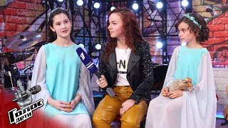 Анна Глотова и Александра Харазьян. Интервью после Поединка - За кадром - Голос.Дети - Сезон 6