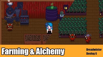 I Added a Farming and Alchemy System To My Cozy Coffee Shop Sim - Dreadwinter Devlog