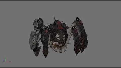 GoW Judgment Shibboleth + animations (.c4d)