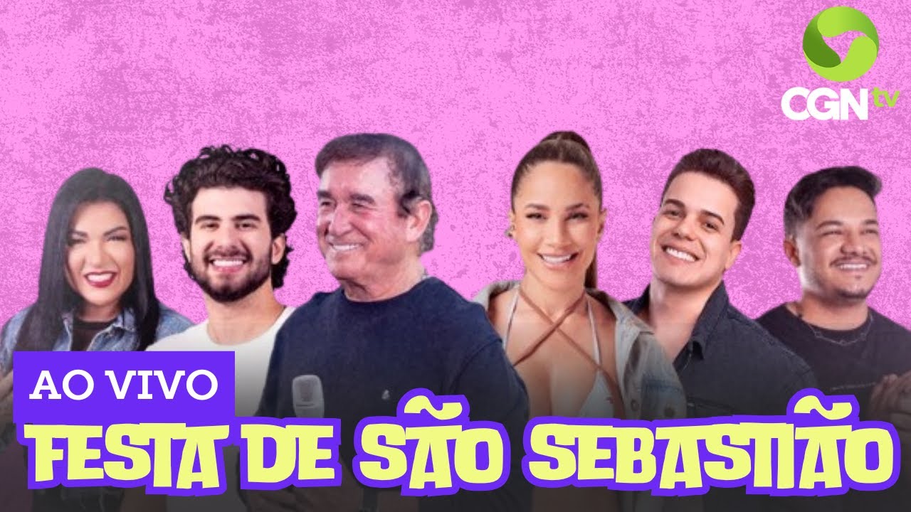 Amado Batista, Cydia Lima e Guilherme Ferri - Festa de São Sebastião em Chã Grande