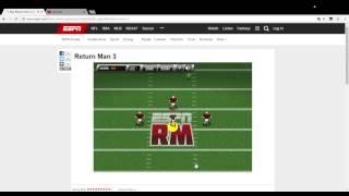 Play Return Man 3 Game Online   Free Return Man 3 Game   ESPN Arcade   ESPN   Google Chrome 11 5 201