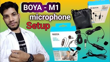 How to Properly Setup Microphone on PC/Desktop/Laptop In Bangla || BOYA BY-M1