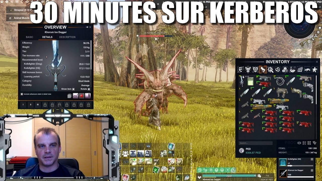 Entropia Universe – Chasse CaC Kerberos (Dominant - Alpha) | Guide & Gameplay FR