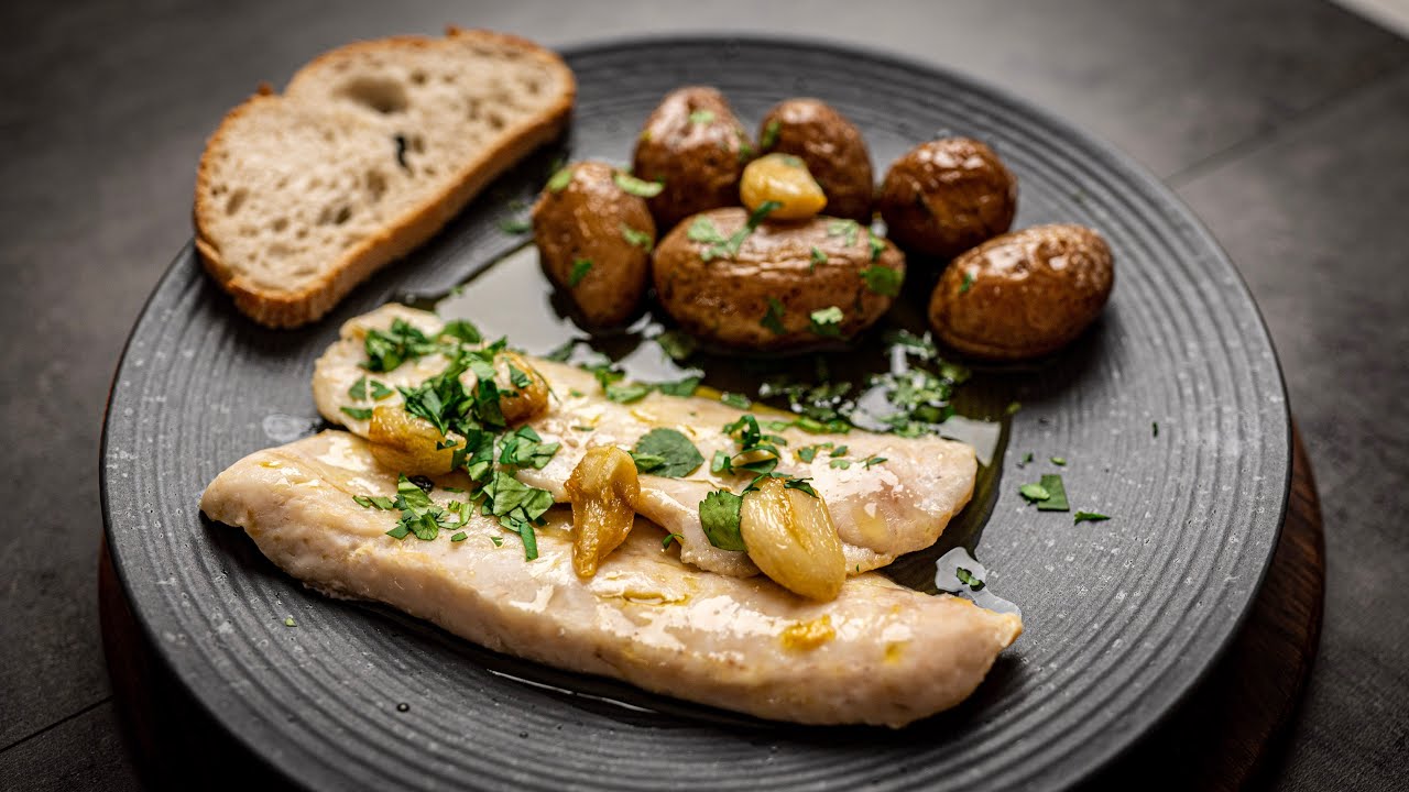 Filetes de pescada à Lagareiro