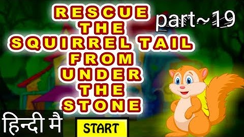 RESCUE THE SQUIRREL TAIP FROM UNDER THE STONE fullwalkthrough @escapeking #Games2JollyAllinOneGames