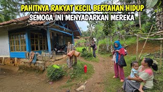 Semoga Ini Menyadarkan Para Penjilat Bangsa, Pahitnya Rakyat Kecil Bertahan Hidup Di Kampung 