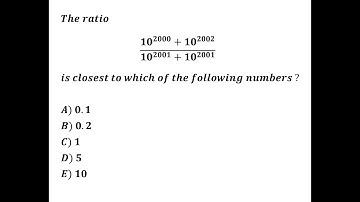 AMC 10 Problem 5 (2002 10A #1)