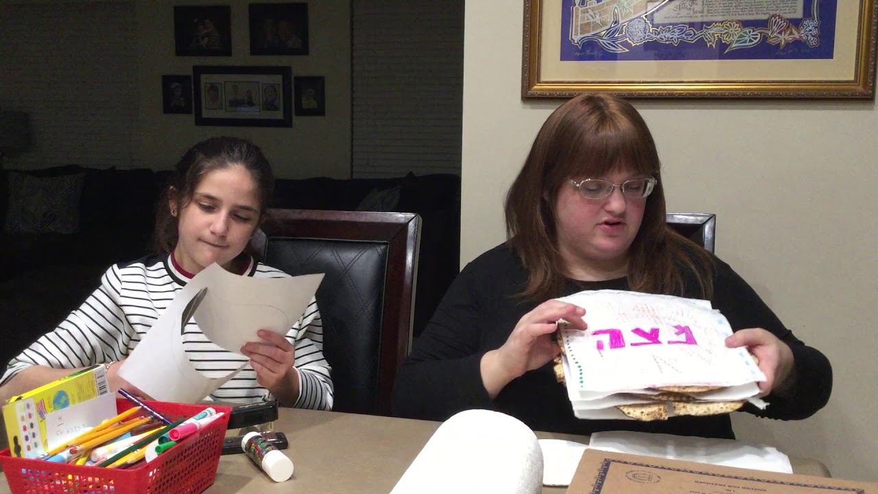 OPTIONAL Craft time: Matzah cover- Monday 3/30