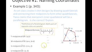 6-6 Figures in the Coordinate Plane Part I