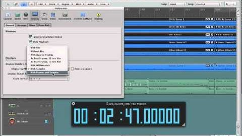 2   SMPTE & Clock Display Settings