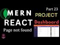 35. Design Page not found || MERN Project in Telugu