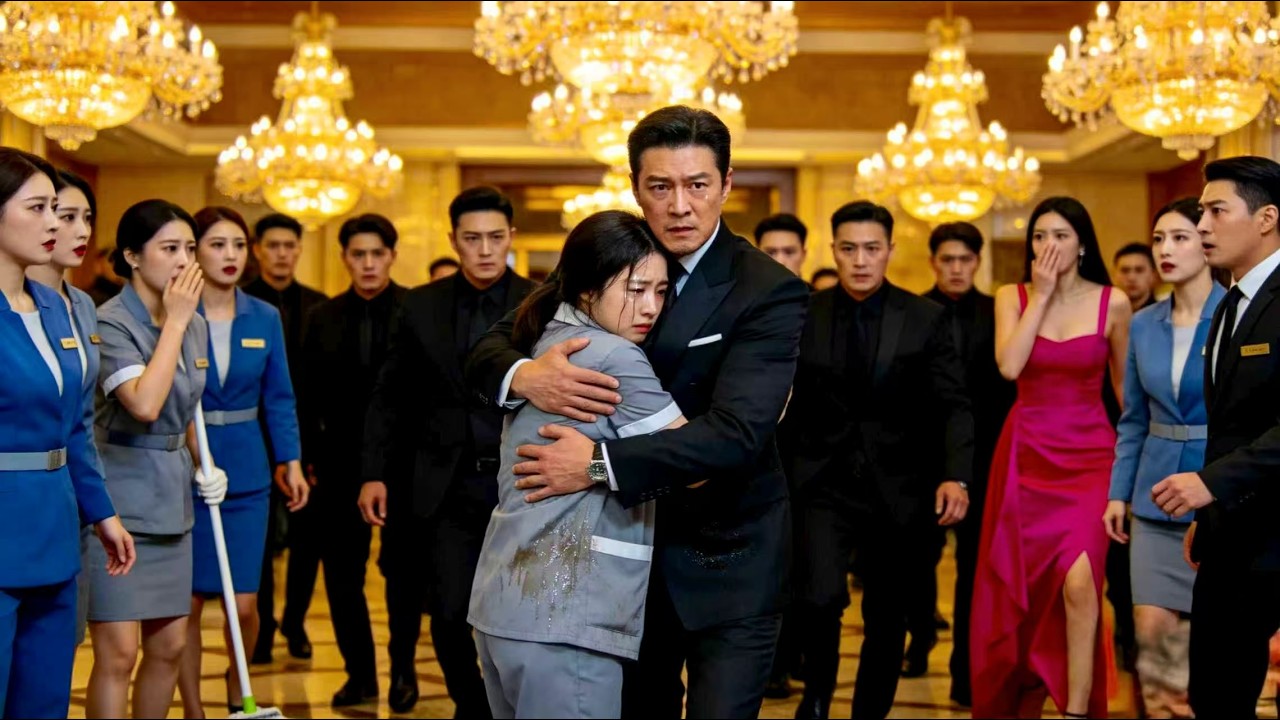 Bullied as a Poor Cleaner—Her Abandoned Dad Returns as the Richest Man!#drama