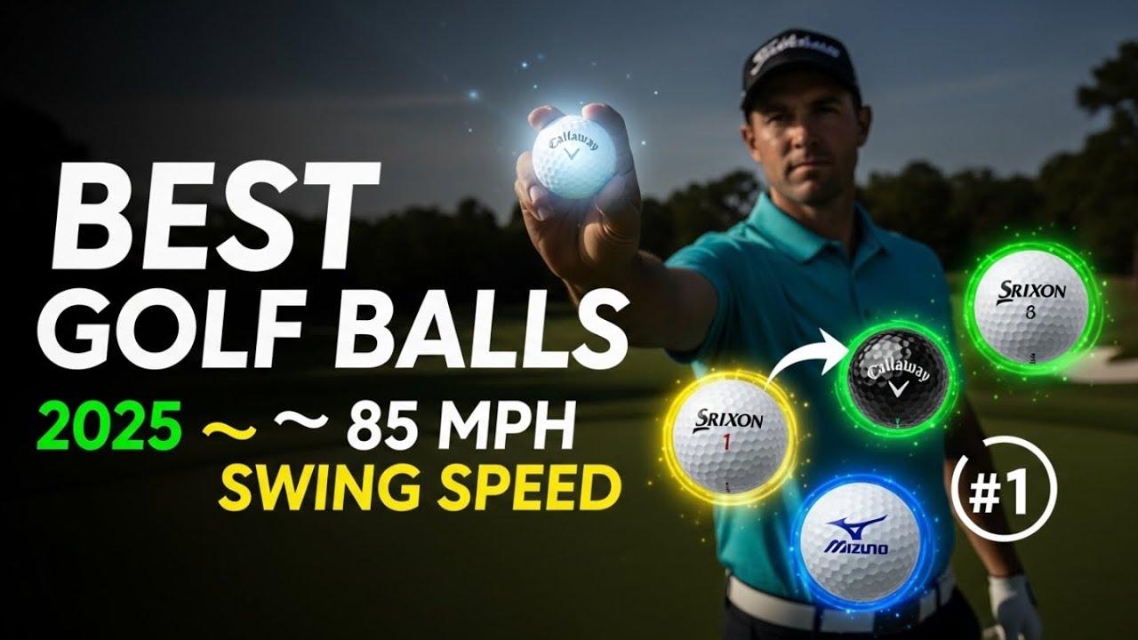 Best Golf Balls for 85 MPH Swing Speed (2025) ⛳ Distance + Feel Tested ...