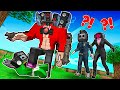 Pumped up jj attacked baby mikey tv man  and speaker woman save the mikey in minecraft  maizen