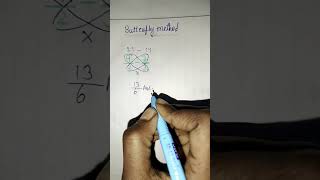 mastering fraction subtraction with the butterfly method | step-by-step tutorial #trending #shorts