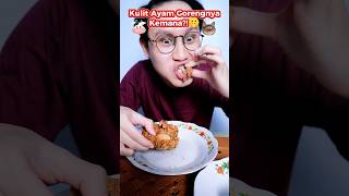 KULIT AYAM GORENG WKWK #food #asmr #mukbang