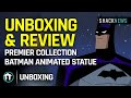 Desempacotamento e revisão: Estátua Animada do Batman da Premier Collection