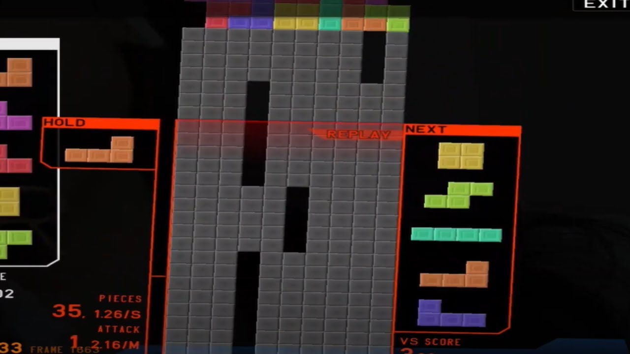 i'm terribly sorry. (DT Cannon Perfect Clear Combo KO) Tetrio YouTube