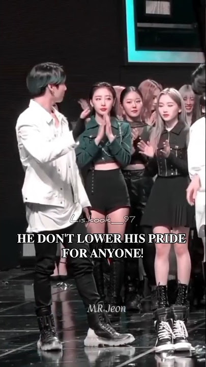 He don't Low his pride for anyone except one😌#jungkook#lisa#liskook#lizkook