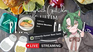 [FF14 Cooking Stream] Salmon Meuniere and Isleworks Runner Bean Saute - FF14 Cookbook vol 2