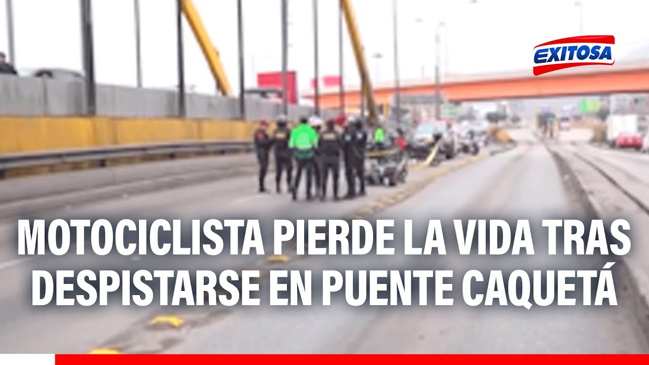 🔴🔵 ¡Lamentable! Motociclista pierde la vida tras despistarse en puente ...