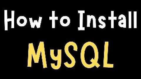 How to Download & Install MySQL on Windows