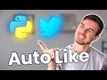 Python Twitter Bot That Auto Likes/Retweets Tutorial