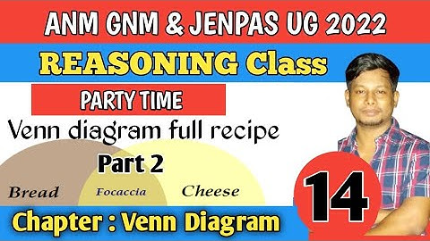 Logical Reasoning || ANM GNM Jenpas UG 2022 reasoning class || Venn Diagram part 2