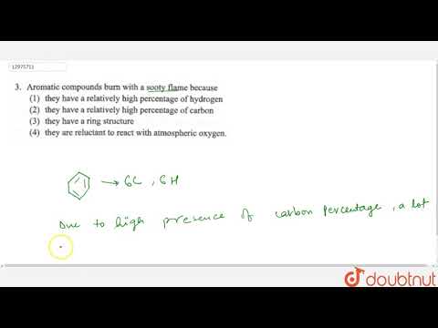 Video: Mengapa sebatian aromatik memberikan nyalaan jelaga apabila terbakar?