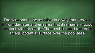 Equipotential Bonding Grid for Pools Explained Simply