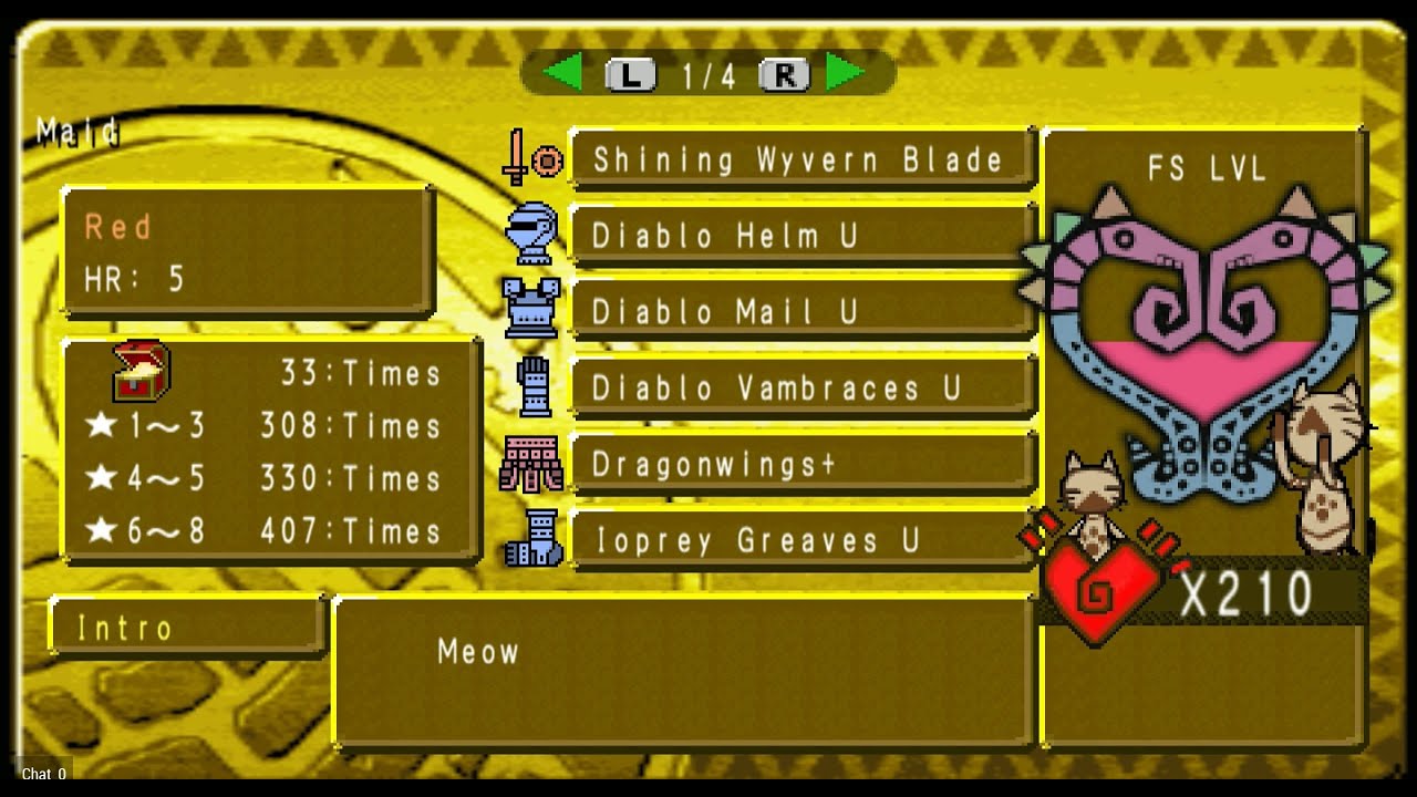 Monster Hunter Freedom - Completed Guild Card