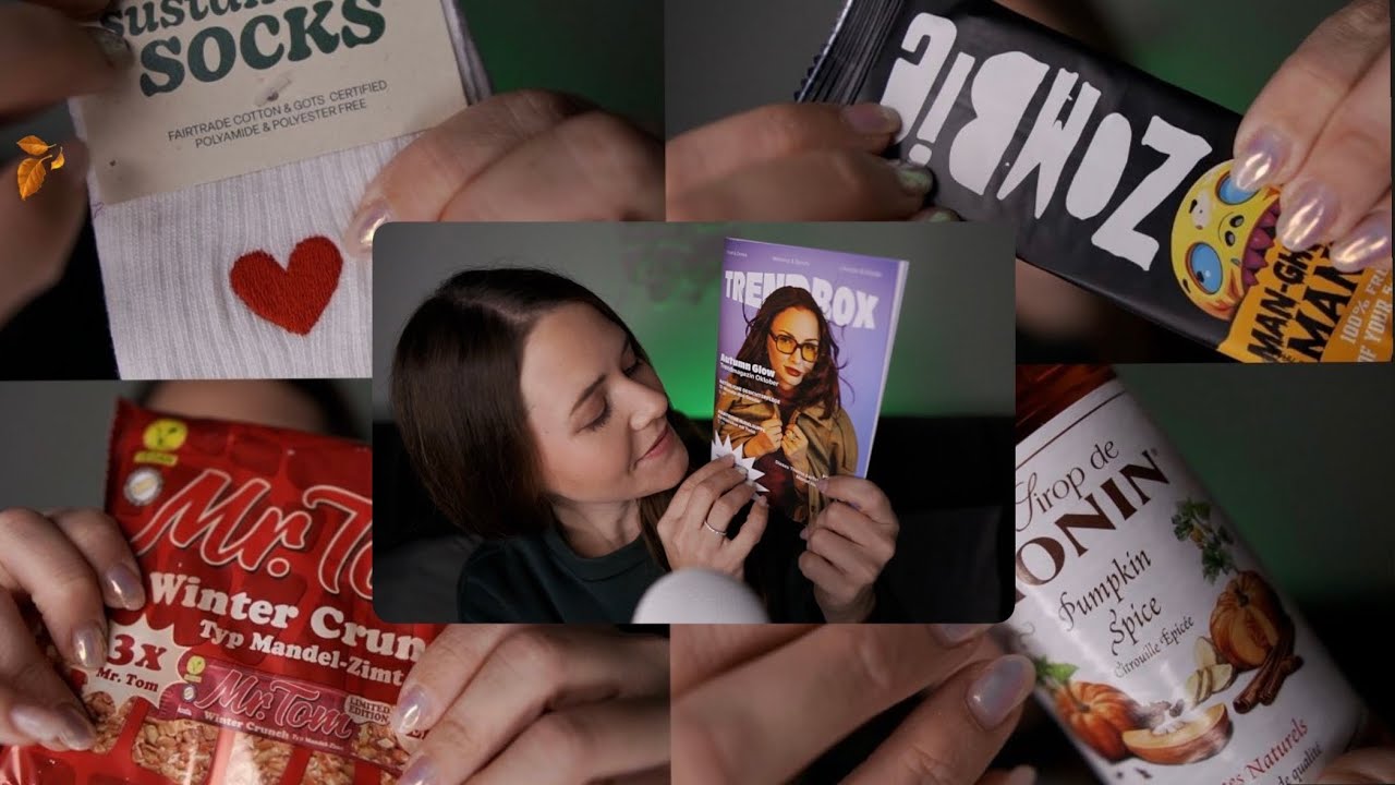 ASMR 100% Entspannung mit der AUTUMN GLOW Trendbox 🍁🍂🍁 | Whisper Unboxing in German/Deutsch