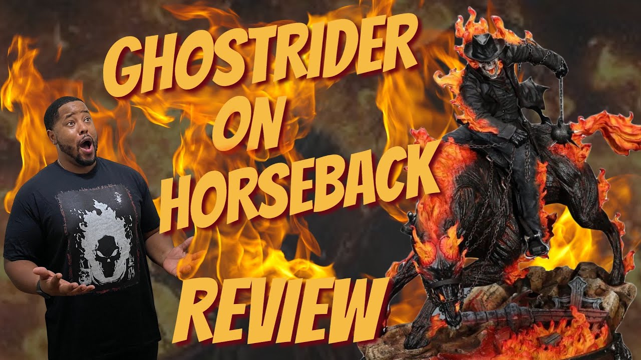 XM Studios GHOST RIDER on Horseback 1/4 Statue|Unboxing & Review