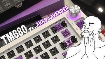 Does your Keyboard sound this CRISPY?? | ASMR ft. tm680