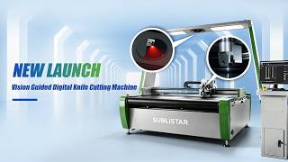 Ultra Precision Vision Guided Digital Knife Cutting Machine