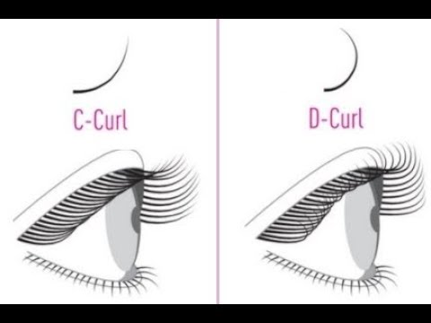 Which Lash Curl Is Best For You? C vs. D Curls | Flash Your Style - YouTube