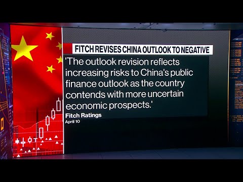 Fitch Cuts China Outlook to Negative From Stable