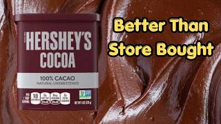 How to Make Hershey's Chocolate Frosting (Better Than Store-Bought!)