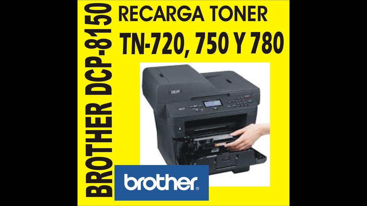 RECARGA DE TONER BROTHER TN-720, TN-750,TN-780ESPAÑOL - YouTube