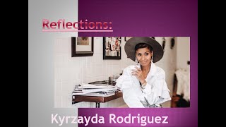 The last words of Kyrzayda Rodriguez, famous fashion blogger. #Kyrzayda_Rodriguez