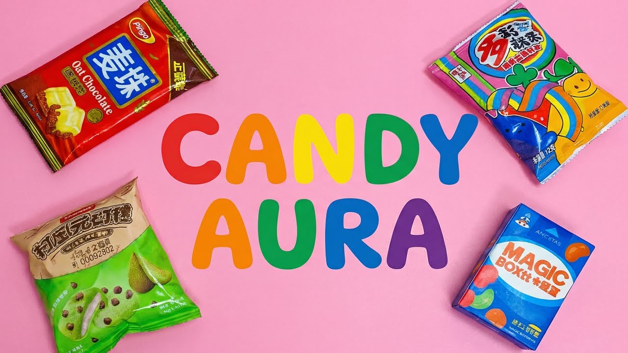 ASMR Colorful Asian Candy Unwrapping 🍭 Super Satisfying Crinkles - YouTube